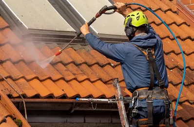 Démoussage et hydrofuge de toiture à Eecke